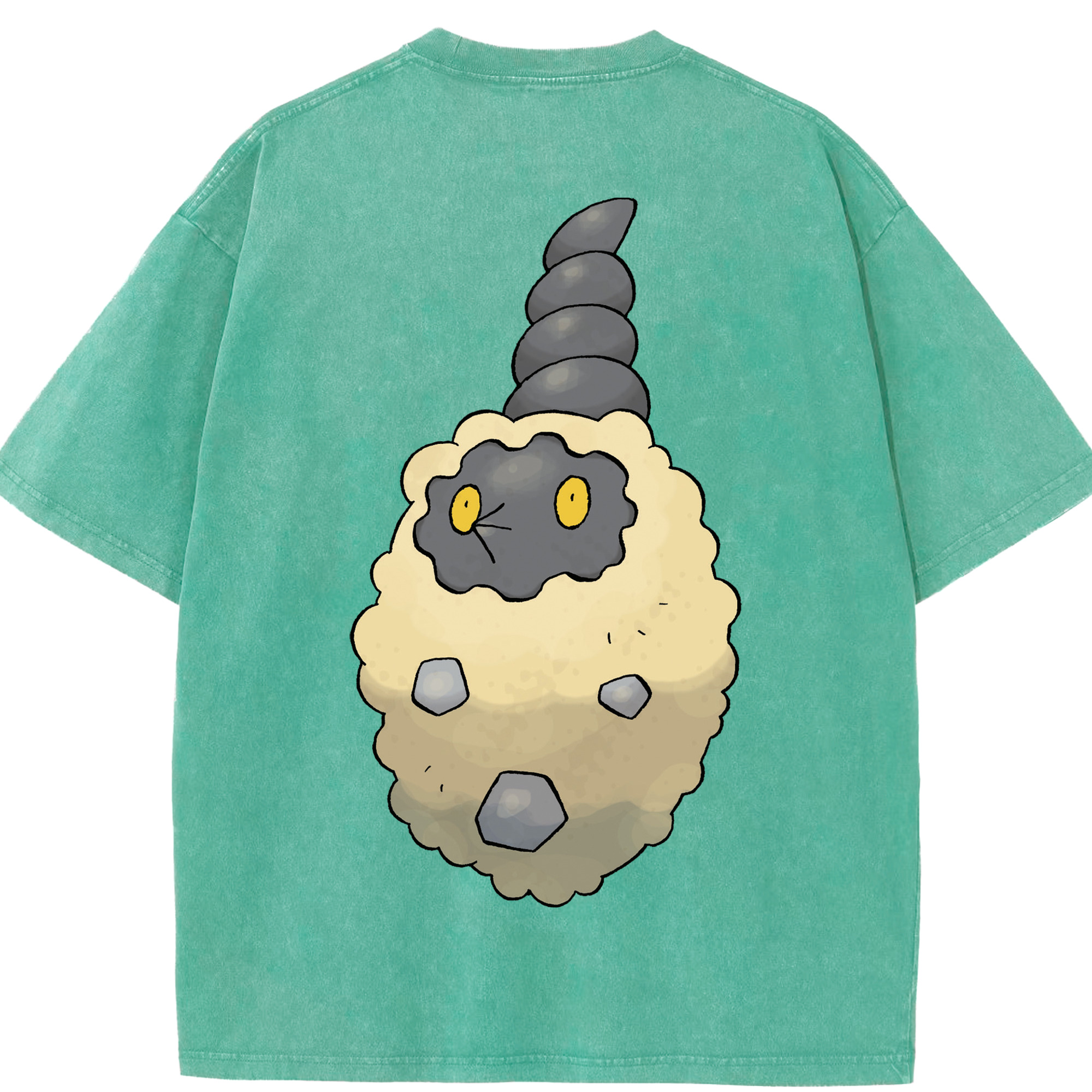 （画像用） ポケットモンスター Pokémon 綿100% ヴィンテージ風 半袖Tシャツ（背面プリント）